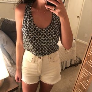 Joie Elephant Silk Alicia Tank Top Racerback Lux